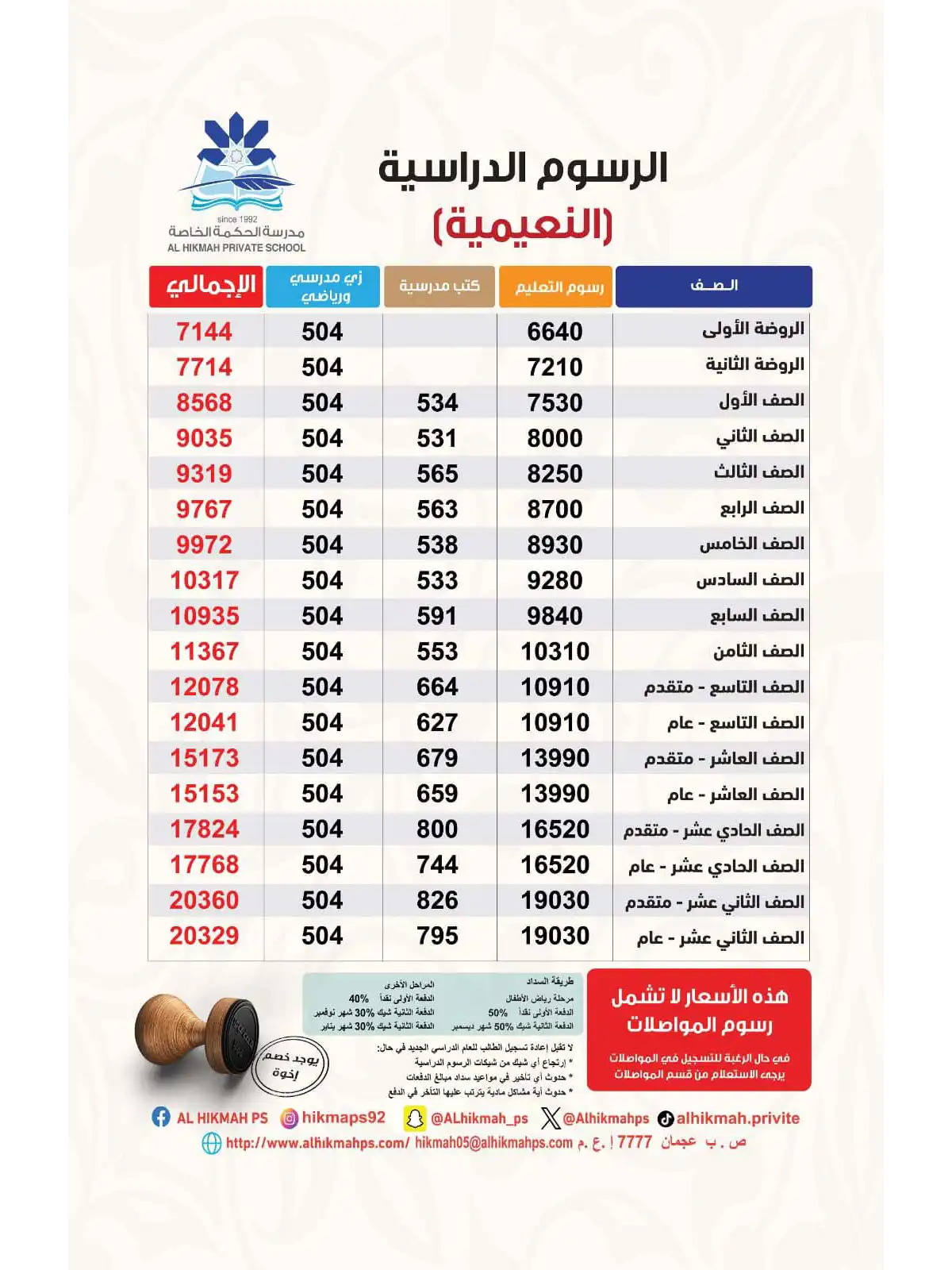 Fee Al Nuaimia 2026